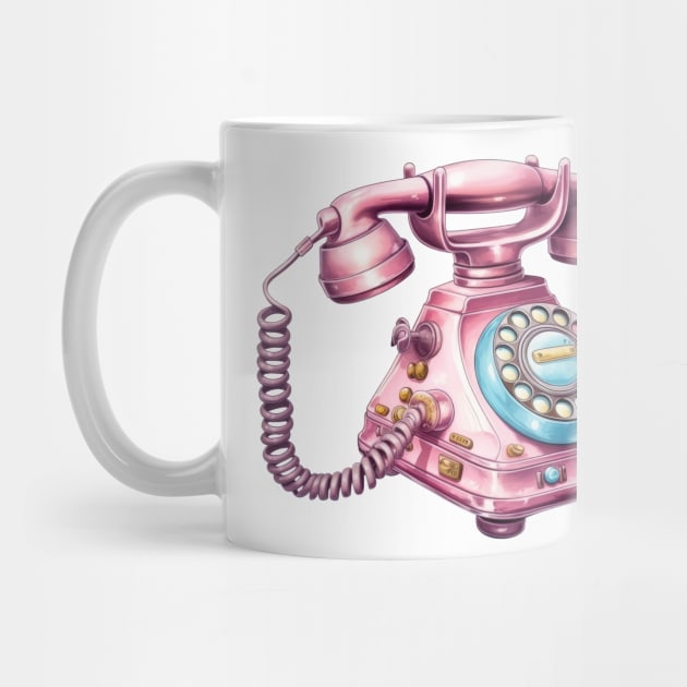 Pink Landline by Chromatic Fusion Studio